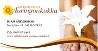 040-567 3473 Suomen Työvaatetukku, Nickby Nikkilä, 044-230 3493 Söder Fysio, Söderkulla www.