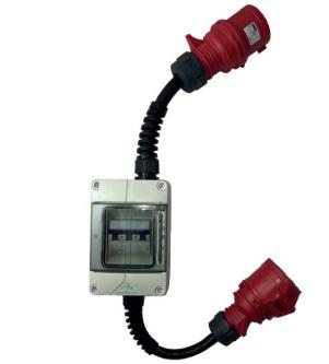 Siirrettävät vikavirtasuojat 230 V / 16 A Siirrettävä vikavirtasuoja 30 ma 5000700 Liitosjohto: 50