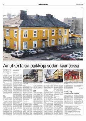 .2. Kansalaissodasta kirjoitettua Warkauden Lehden artikkeleita vuodelta 2008, Antti Ahon ja Hannu Itkosen