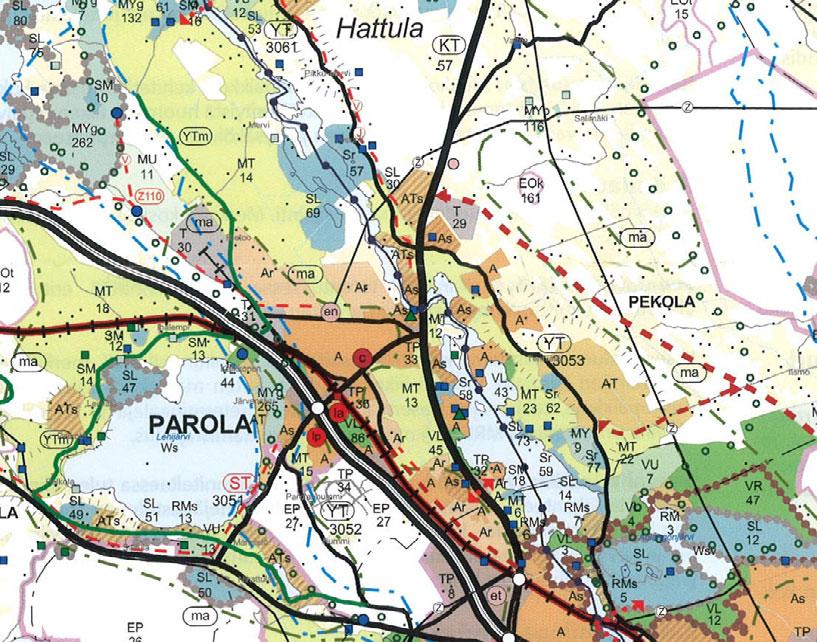ja arvokkaasta rakennetusta ympäristöstä, erityisen merkittävä. Vanajaveteen on osoitettu laivaväylä, vesimatkailureitti.