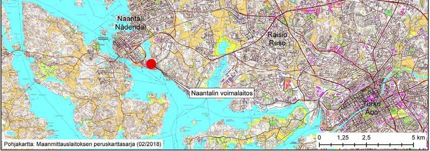 vaihtoehdon (VE1) mukainen rajaus punaisella viivalla. 4.