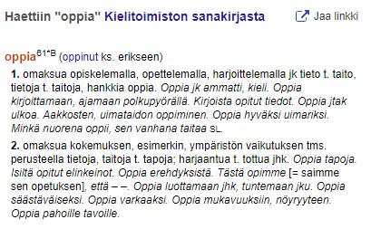 Oppiminen opettaminen osaaminen Tekoälylle ei ole saatu maalaisjärkeä tekoälytutkija Pentti Haikonen http://www.tiede.