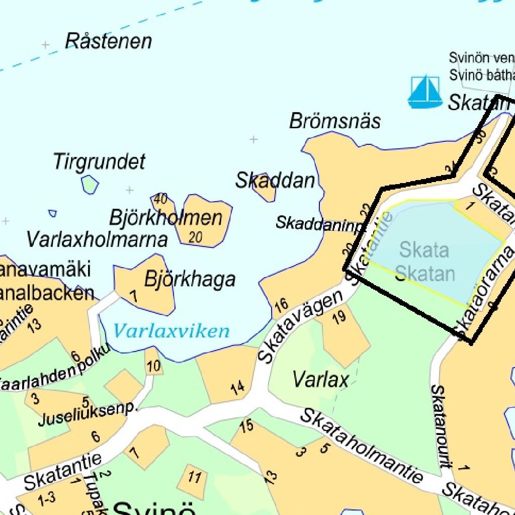 m Katualueen raja : Katualueen raja n ta ka K K K kylettää metsäniitty luiskaan bs yhtenäisenä mattona : suojaiheralue: istutetaan epäsymmetrisesti puulajeja sekoittaen: Kaaaja: oukanniemi-uisaiston