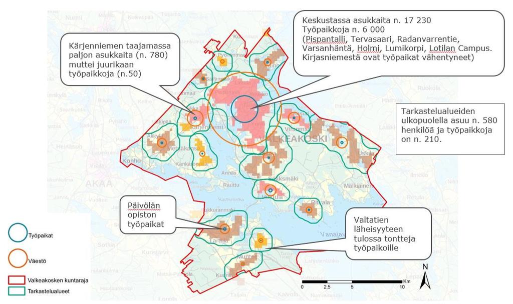 Lähtökohdat Valkeakoski on n. 21 000 asukkaan keskisuuri kaupunki eteläisellä Pirkanmaalla, Helsingin ja Tampereen välisen Suomen kasvukäytävän varrella.