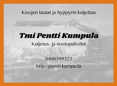 Tosi tekijä paikkakunnalla! Kone Haapanen Sodankylä 044 338 9909 Kaivurikuormaaja nykyaik.