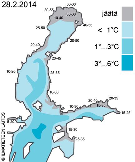 Leuto helmikuu Helmikuu oli maan keski- ja pohjoisosassa poikkeuksellisen, maan eteläosassa harvinaisen leuto. Kuukauden keskilämpötila vaihteli maan lounaisosan nollasta Pohjois-Lapin - asteeseen.