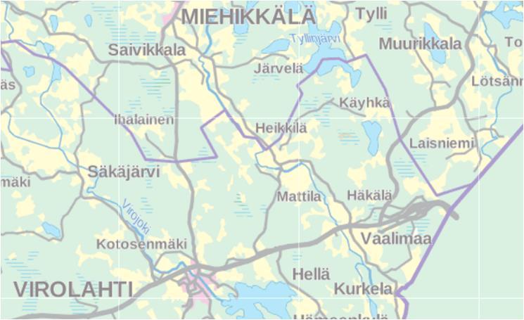48 Liite 3 (4/4) MITTAUSASEMAKUVAUS Aseman nimi: Siirrettävä Aseman tyyppi: maaseutu-tausta Osoite: Miehikkälä,