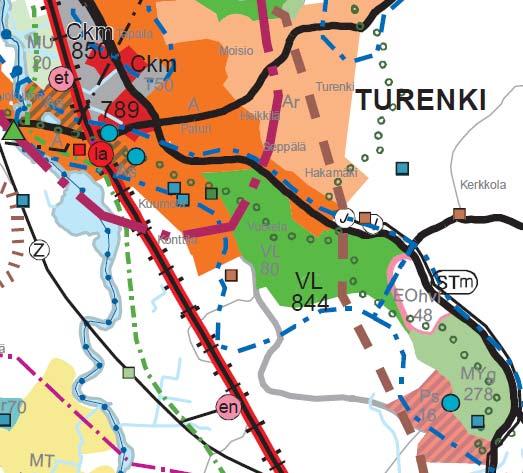 Suunnittelualueelle ei ole asetettu alueellisesti kohdennettuja valtakunnallisia tavoitteita.