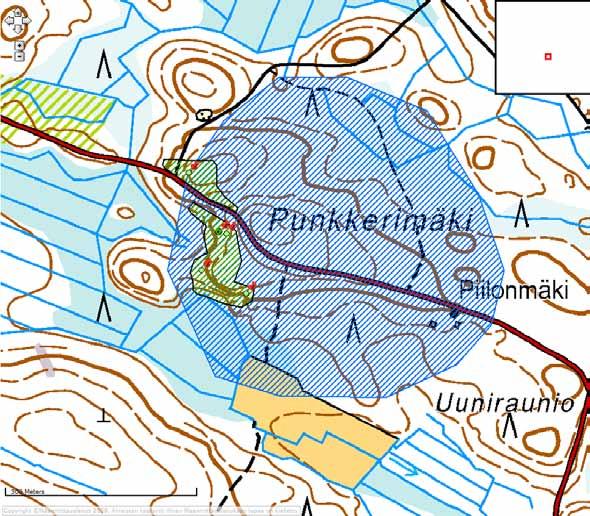 42 27. Kerimäki: Punkkerimäki 1000017941 Kohde on neljän tykin kestolinnoitettu betoninen tykkipatteri. Kohde kuuluu valtakunnallisesti merkittäviin rakennettuihin kulttuuriympäristöihin.