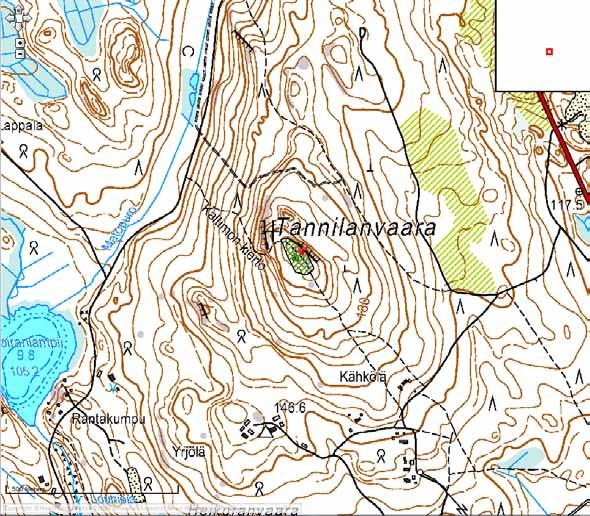 46 31. Joensuu: Tannilanvaara 1000017973 Kohde on kahdesta tykkiasemasta koostuva tykkipatteri. Asemat on louhittu kallioon, ja niiden seiniä on vahvistettu kylmämuuratuilla kivivalleilla.