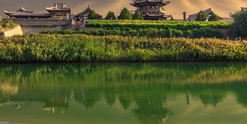 Kiinan Silkkitie Koe legendaarinen kauppareitti Xi'anissa, Xiningissä,