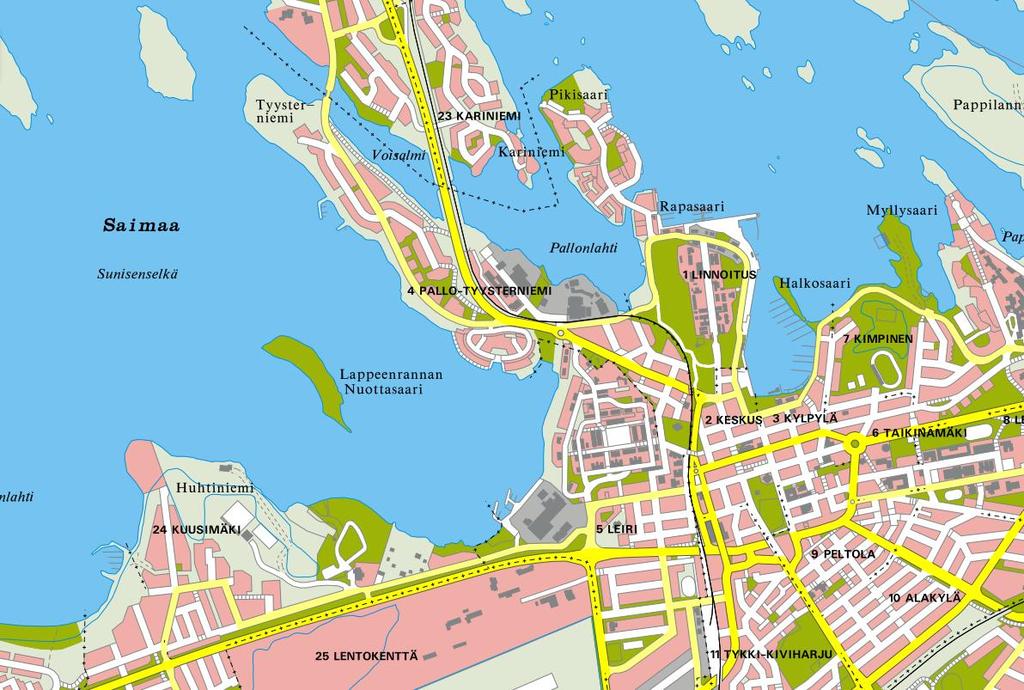 . YLEISTÄ Viipurin Vnerin lueell on voimss ov semkv (0..00), jonk suunnittelutyöhön liittyen Rmboll on ltinut meluselvityksen.0.009. Tällä hetkellä lueel on rkennettu muutmi suinkerrostloj.