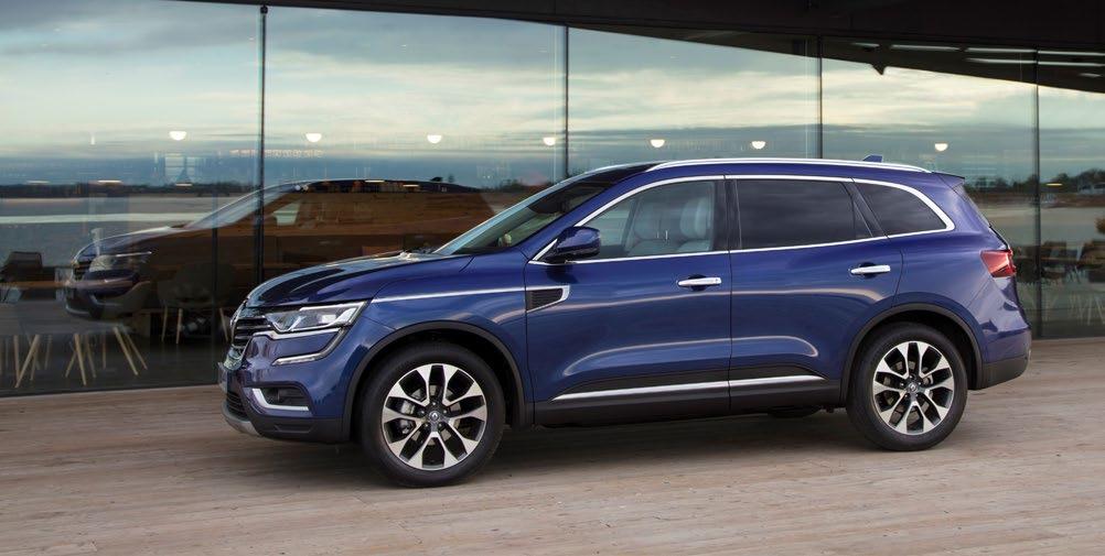Uusi Renault KOLEOS KOLEOS upea ja edustava crossover KOLEOS on 4,67 metrin mittainen eli yli kaksikymmentä senttiä KADJARia pidempi.