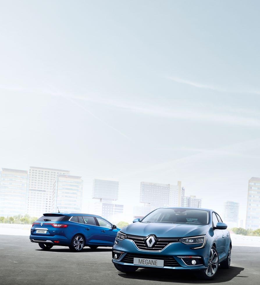 Renault MEGANE MEGANE - oivaltavaa teknologiaa ja tyylikkyyttä Uuden Renault MEGANEn elegantti muotoilu, dynaamiset linjat ja tinkimätön asenne tarjoavat rohkeaa ja näyttävää tyylikkyyttä.
