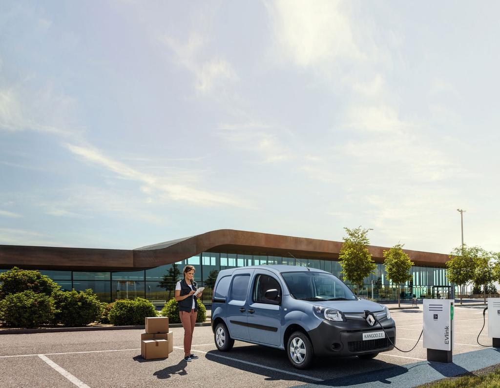 Uusi Renault KANGOO nyt Suomessa Renault sähköistää tavarankuljetukset Renault on ollut sähköpakettiautojen markkinajohtaja Euroopassa jo kuuden vuoden ajan.