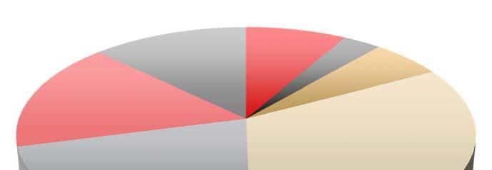 Hyvinvoinnin edistämisen palvelualueen tulorakenne 2017 (9 580 469 ) Tuet ja avustukset 6 % Yhteistoimintakorv.