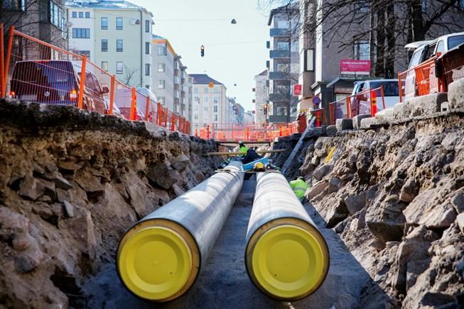 14 spiro kupari muovi (PE-X, monikerrosputket). Teräsputkiston maalaaminen ruosteenestomaalilla ennen eristystä on suositeltavaa.