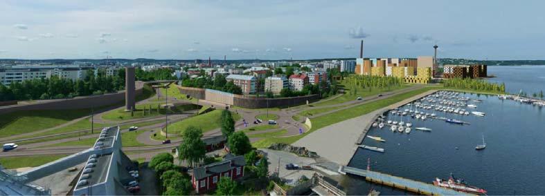Kuvassa 3 on esitetty esimerkki esittävästä havainnollistamisesta. Esittelymalleja voidaan käyttää esimerkiksi hankkeiden yleisötilaisuuksissa ja mediassa sekä tukena suunnittelun ohjauksessa.