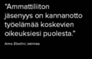 taideaineet. Ammattiliiton jäsenyys on kannanotto työelämää koskevien oikeuksiesi puolesta.