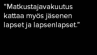 Jäsenetuihin kuuluu myös vastuu- ja oikeusturvavakuutus, joka korvaa ammatissa tapahtuvia henkilö-, esine- ja varallisuusvahinkoja sekä asianajo- ja oikeudenkäyntikuluja.