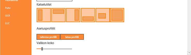 5.4.2 Application Settings (Sovellusasetukset) Ota käyttöön CCTV-valvontakameraliitäntä Jos tämä toiminto on aktivoitu, MagniLink PCViewer tukee ZoomText- ja SuperNova-.suurennusohjelmien käyttöä.