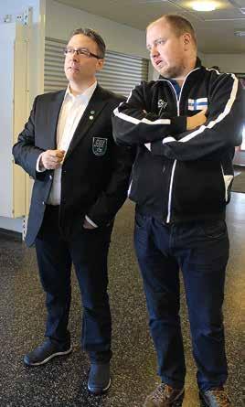 Teksti: Heikki Aunio Kuvat: Juho Nykänen. Biljardimaajoukkueet leirillä Vierumäen Urheiluopistolla. Kouluttajat Heikki Aunio ja Tommi Lamminaho.