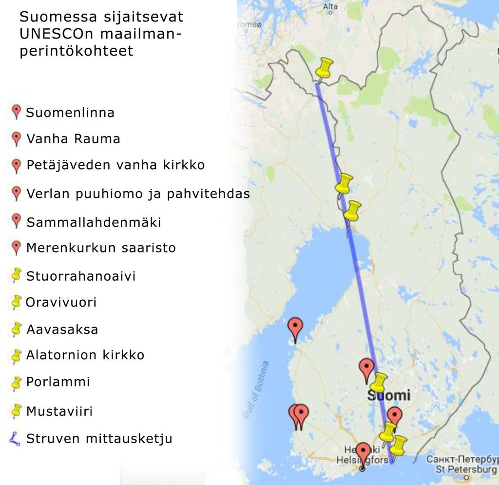 4.8. Maailmanperintökohteet Maailmanperintösopimuksen tavoitteena on ihmiskunnan ainutlaatuisen kulttuuri- ja luonnonperinnön säilyttäminen tuleville sukupolville.