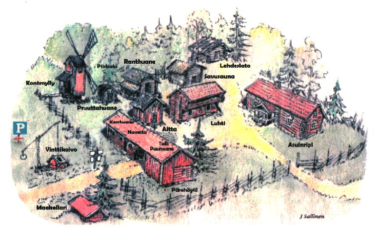 5.4.5. Kotiseutumuseo Muina Kotiseutumuseo Muina on Rauman Vasaraisten kylän sydän.