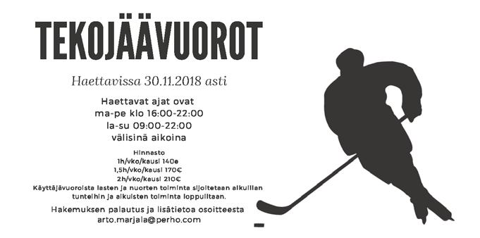 Perhon kunnan sivistys- ja vapaa-ajanlautakunta julistaa haettaviksi harkinnanvaraiset yleis- ja kohdeavustukset 30.11.2018 mennessä.