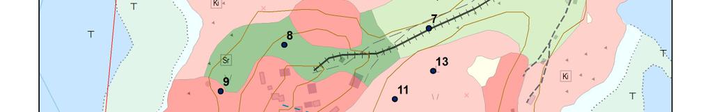 Piste 3. Tällä paikalla on nähtävissä aaltojen muovaama ja kerrostama rantavalli.