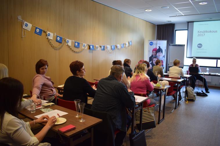 osallistui Kymen piiristä toimi- ja luottamushenkilöitä toistakymmentä. Liittokokouksessa valittiin edustajisto liittovaltuustoon ja liittohallitukseen.