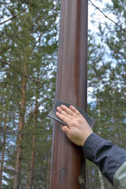 SUOSITELLUT HUOLTOKÄSITTELYN OLOSUHTEET Ulkoilman lämpötilan tulee olla yli 18 C ennenkuin huoltotoimenpiteitä voidaan suorittaa.