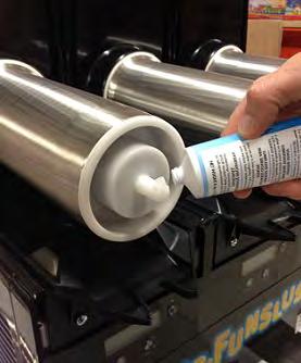 LUBRICANT TO THE MACHINE PARTS "r.
