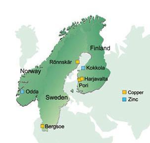 käytössä - Bolidenin Harjavallan tehtailla -
