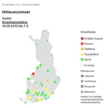 TAMPEREEN ILMANLAATU 2009 Päästöt ja ilmanlaadun mittaustulokset www.