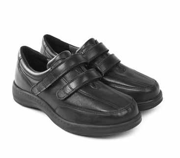 AUTUMN/WINTER 2018 MS 0712 MS 0713 252 Black 252 Black Flexible sole, suitable for diabetics. Soft padded lining. Footbed 0953. Fleksibel såle. Romslig sko, egnet for diabetikere. Mykt polstret fôr.
