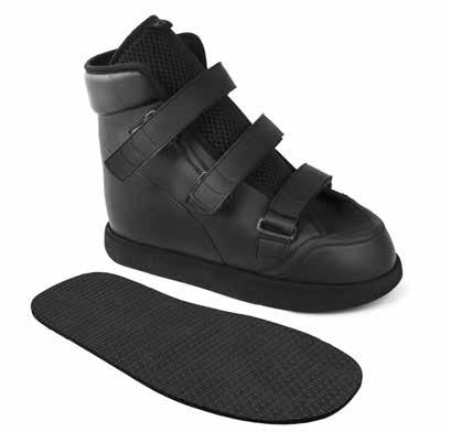 AUTUMN/WINTER 2018 MS 0893 268-244 Black Klaveness cast boot is ideal for larger casts and bandages. To be ordered by piece.