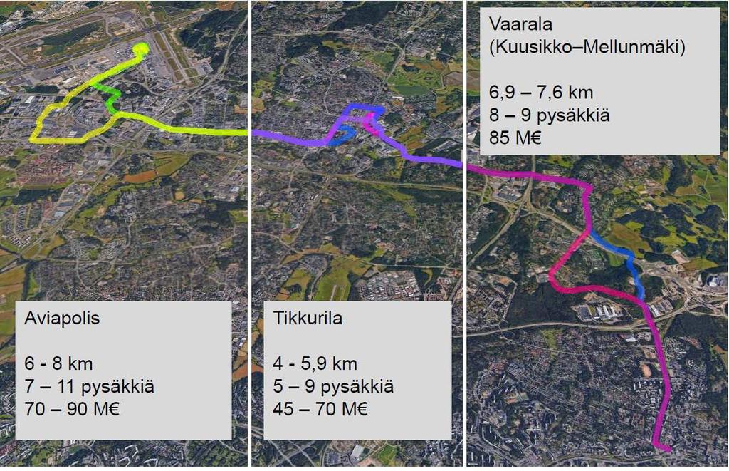 Luomme nopeat joukkoliikenteen yhteydet seudun keskuksien ja solmukohtien välille Missä olemme nyt Joukkoliikenteen matka-ajat kaksinkertaisia henkilöautoon verrattuna Vähän