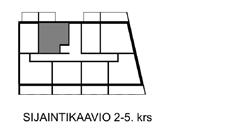 Huoneistopohjat 2h + kt 39,5 m 2 Asunto B60, 1. kerros Asunto B67, 2. kerros Asunto B75, 3. kerros Asunto B83, 4.
