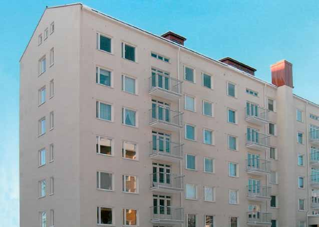 As Oy Sammonkulma, Itsenäisyydenkatu 18, Tampere - rappaukset ja seinien kalkkimaalaukset -