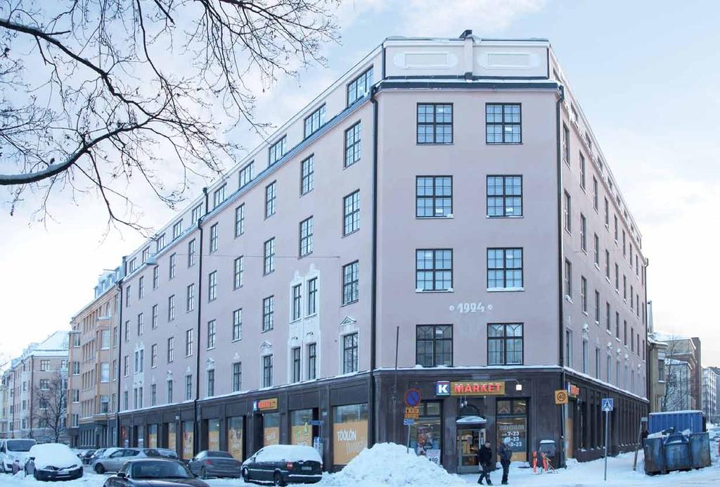 julkisivujen maalaustyöt - sisäpihan