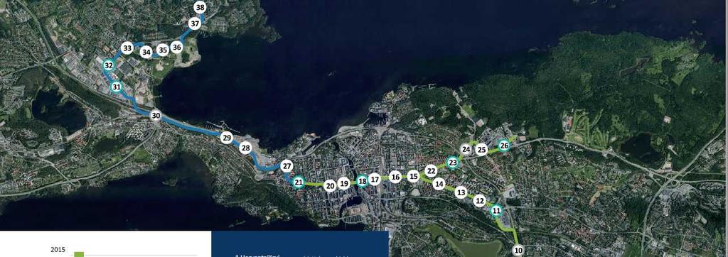 RAITIOTIEALLIANSSI Ensimmäisen osan (keskusta Tays, keskusta Hervanta) raitiotieradan,