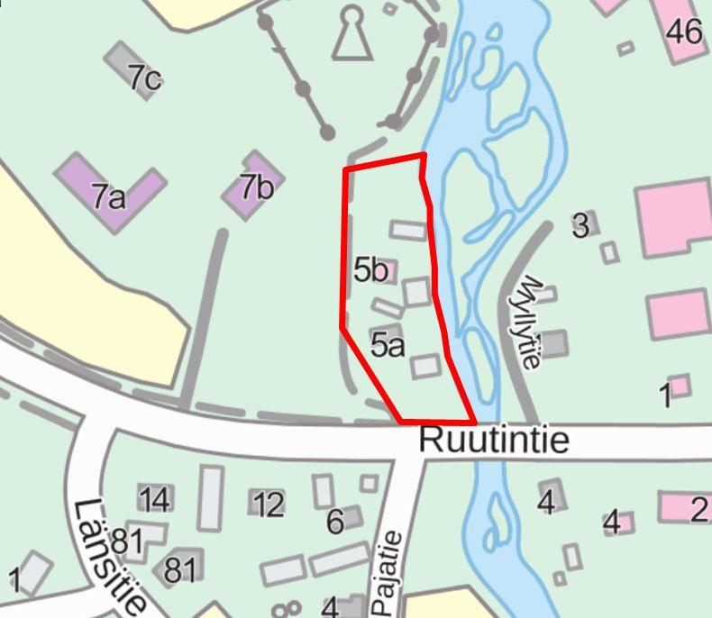 6 Kuva 2. Suunnittelualueen tarkempi rajaus. Maanmittauslaitos 2015 1.3 Kaavan nimi ja tavoite Alueelle laaditaan maankäyttö- ja rakennuslain mukainen asemakaavan muutos.