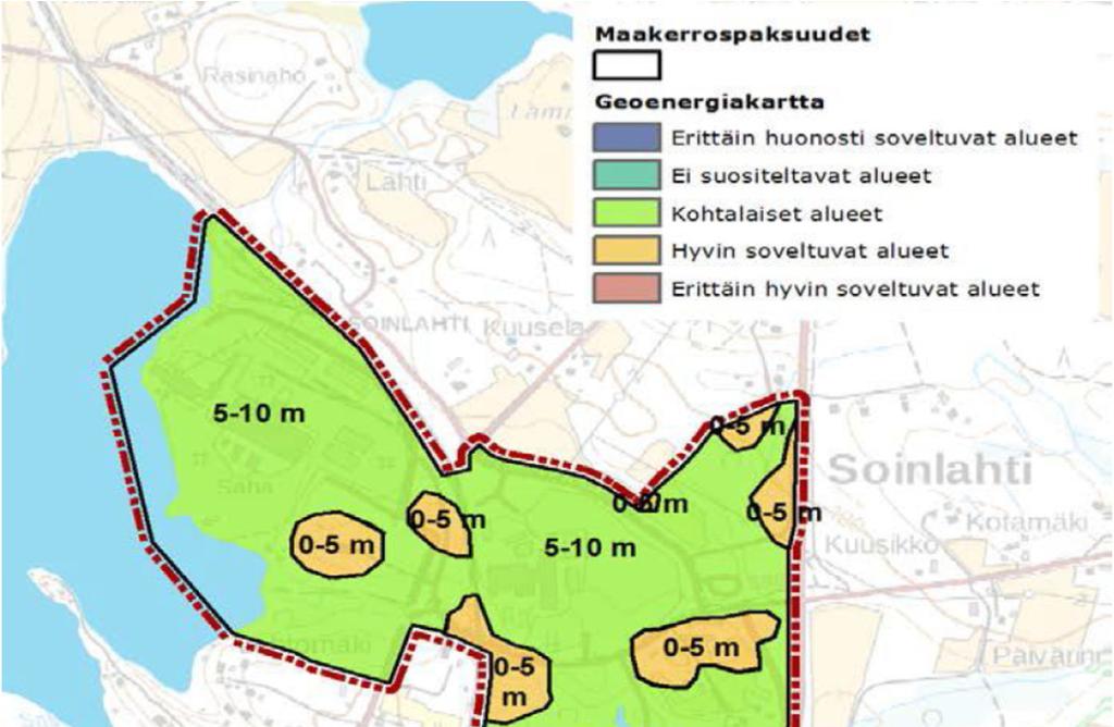 9/23 oletusten ja saatujen lähtötietojen perusteella tarkasteltavan alueen kiinteistöjen osalta voidaan arvioida, että lämmitysenergian kulutus on lopulta n. 3600 MWh/vuosi ja huipputehon tarve n.