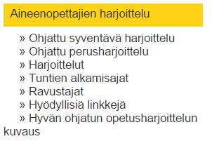 RH Ohjattu syventävä harjoittelu Viikin normaalikoulussa