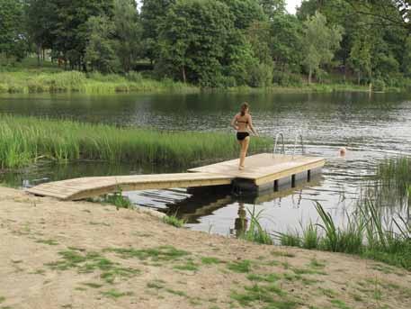 Muoviponttoni ECO 00 l Kantavuus 00 kg Ilmantäytteisein ponttoni, Uimalaituri