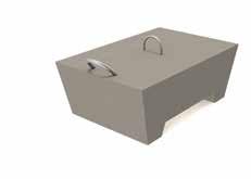 ANKKUROINTITARVIKKEET Maatukielementit ja jouset Tuotenumero Tuote Paino 51211002 Maatukielementti puukäyntisilloille (1,3 x 4,0-5,0 m) 600 kg T-nivelet 51212002