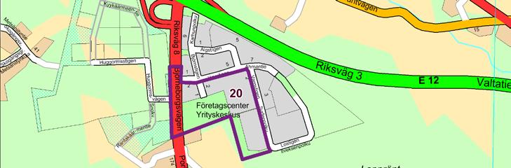 enhetligt område. Planändringen inleds vårvintern 2018. Målsättningen är en godkänd plan vintern 2019. 19.