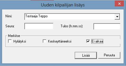 eresults Lite Ohje Rasti E4 Sivu 20 Lopputemput Tallenna tiedot Muista tallentaa tiedosto vielä kertaalleen illan päätteeksi.