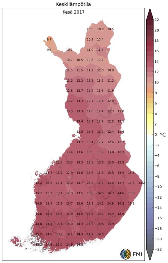 16 6 TULOKSET Kesä 2017 oli viileä, joten ensimmäiset kirvahavainnot tehtiin vasta heinäkuun alkupuolella. Tunneleissa ei vihannespunkeista ollut ongelmaa kesän aikana.